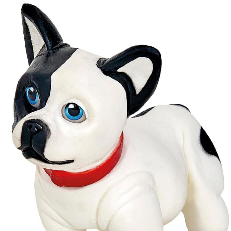 Brinquedo Pet Bulldog Infantil Colecionável Com Casinha E Itens